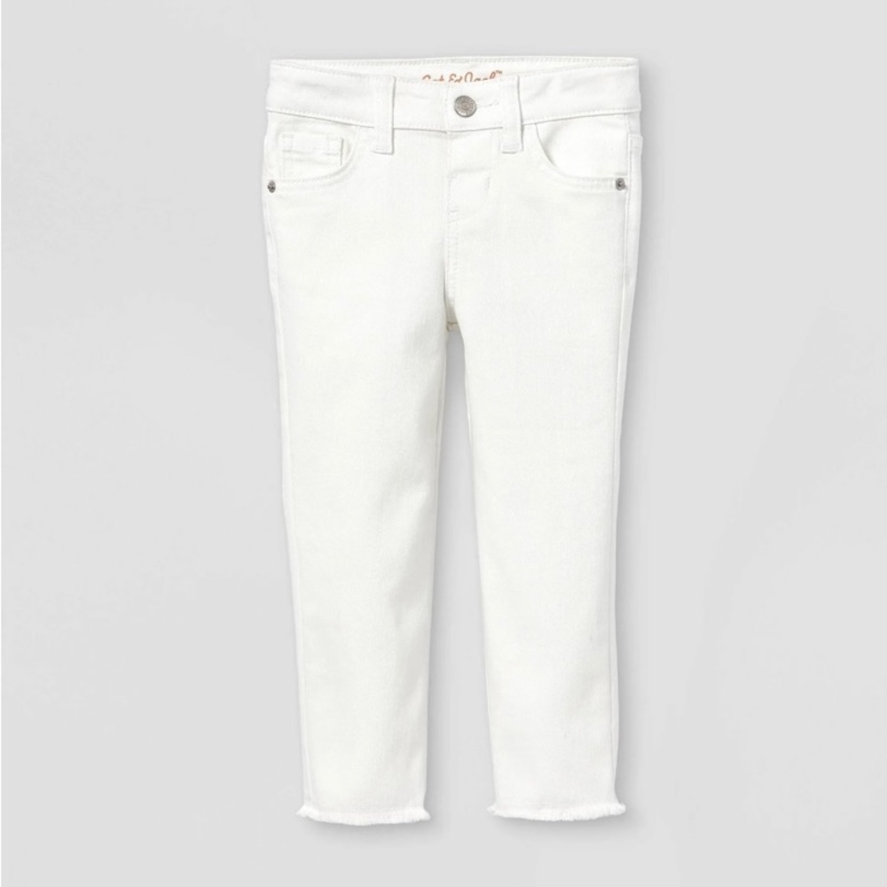 White Skinny Jeans - Adjustable Waist - 5T - Ultimate Stretch - NWT